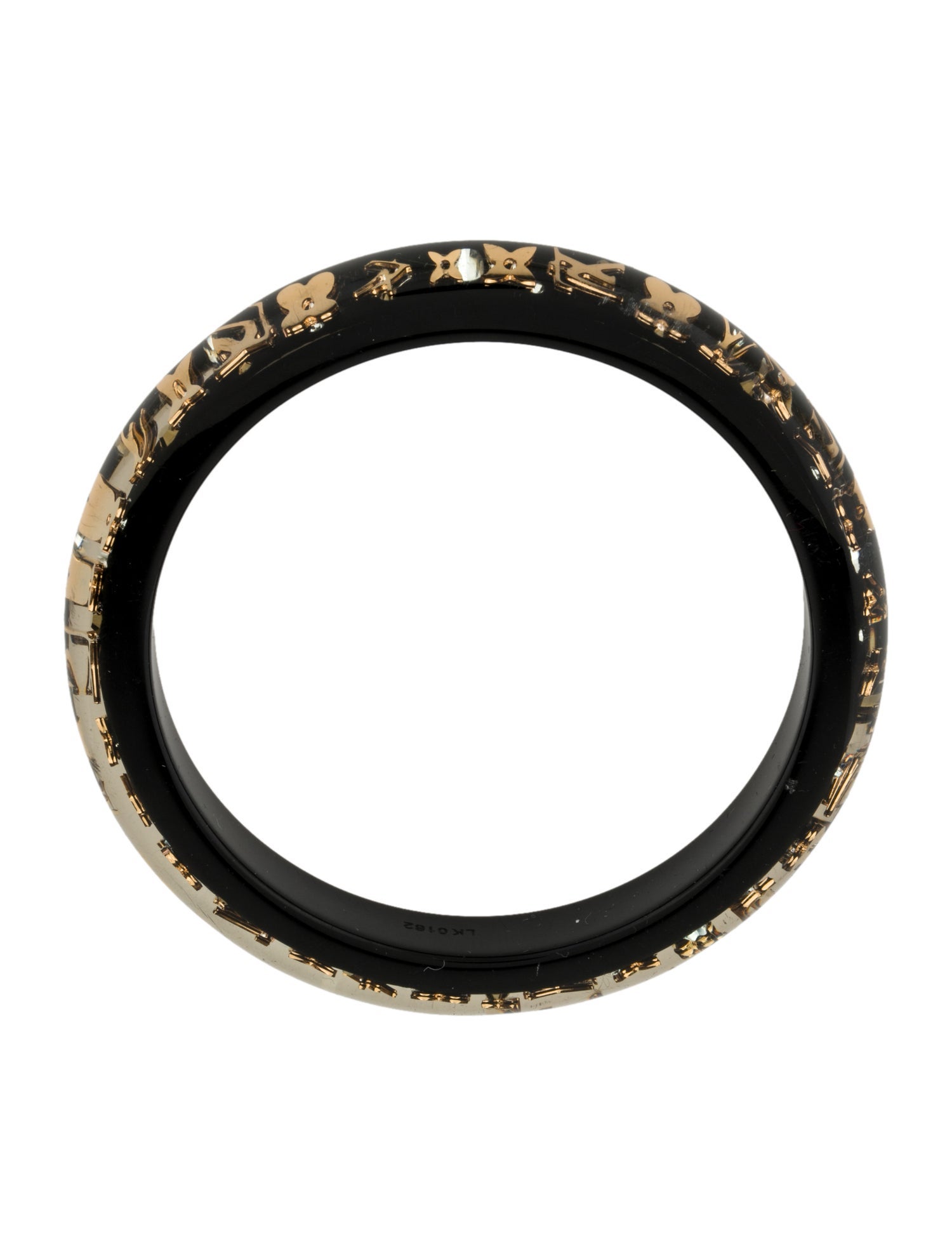 Louis Vuitton Resin & Crystal Inclusion Bangle Bracelet